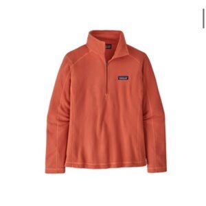 Patagonia Women's Micro D® 1/4-Zip Fleece, Quartz coral, SZ M